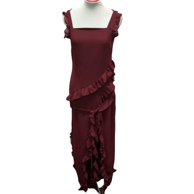 Singular Womens  Size S Maxi Dress Maroon 