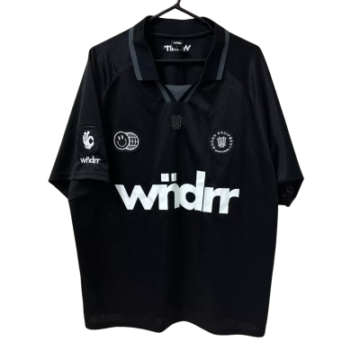WNDRR Possession Mens  Size L Polo Shirt Black  
