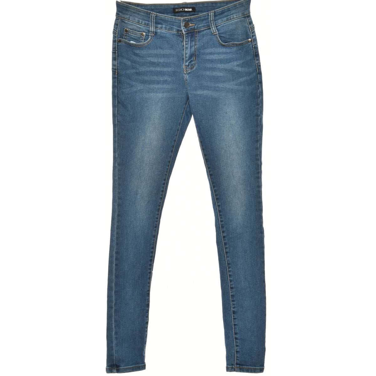 Fashion Nova Womens Size 10 Skinny Jeans Blue