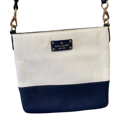 Kate Spade Womens Shoulder Bag Blue / White 