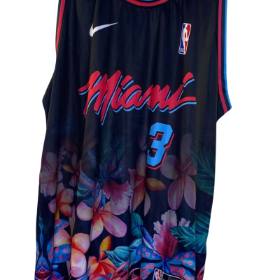 NBA Men’s Size 5XL Jersey Black  / Pink 