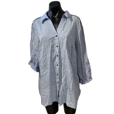 Autograph Womens  Size 18 3/4 Sleeve Top Blue 