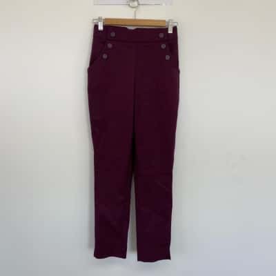 Portmans Wine Skinny Pants  Size 6 