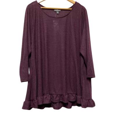 Autograph Womens  Size L Purple Knit Top