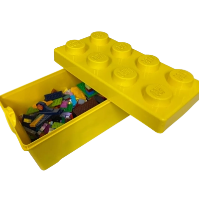 Lego storage container with 1kg+ of mixed lego