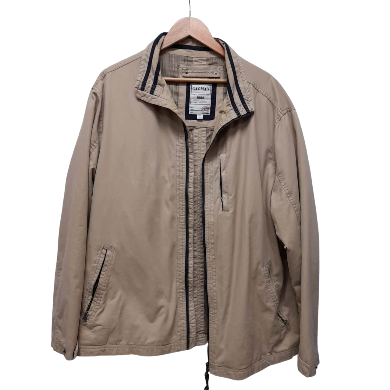 GAZMAN Mens Size XL Winter Jacket Beige / Brown