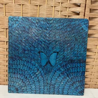 Vintage Santana Borboletta vinyl LP 1974 Portuguese Album Father Mother Present Collectable 