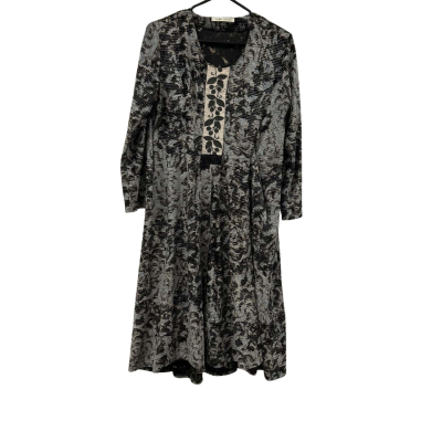 MEGAN SALMON VELVET DRESS. SIZE 1