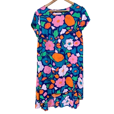 Mister Zimi Colourful Floral Patterned Dress Size 14