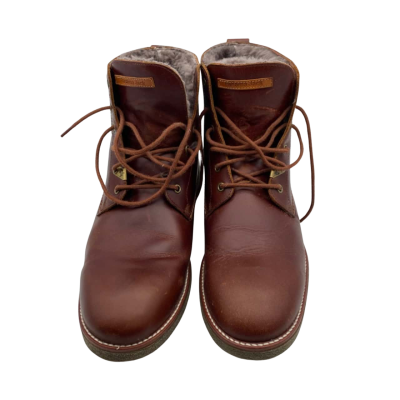 Panama Jack Lined Leather Brown Boots Size 46 