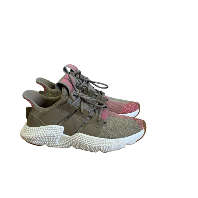 Adidas Men's Size US 7 Lace Up Runners Beige & Pink  
