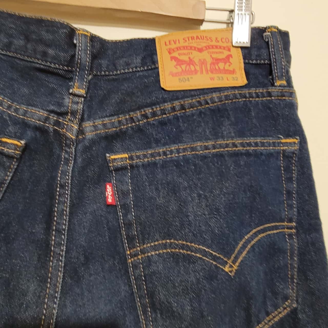 Levis Mens Jeans Size W33 L32 Blue