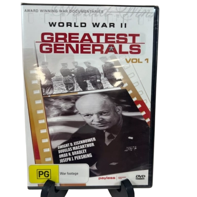 DVD - World War II Greatest Generals Vol 1 (PG) New Sealed 