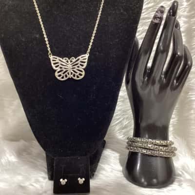  Womens Bangle / Earrings / Necklace Other / Silver 
