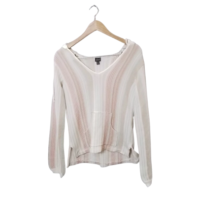 Jesse's Womens  Size 8 Hoodie Cream / Pink  / Turquoise 