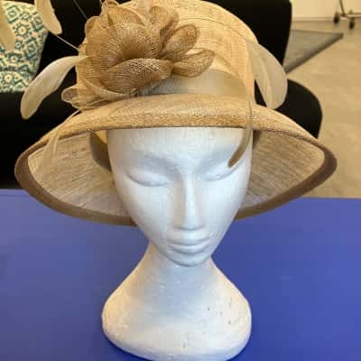 Womens Fascinator Hat Down Brim Gregory Ladner