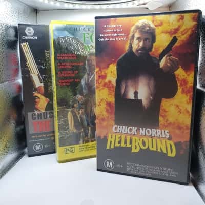 Chuck Norris; The Hitman, Forest Warrior, Hellbound VHS