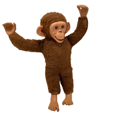 Vintage Chiltern Monkey Plush