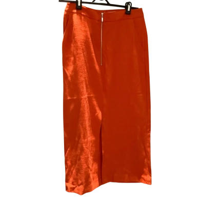 Cue Womens  Size 8 Pencil Skirt Orange NWOT