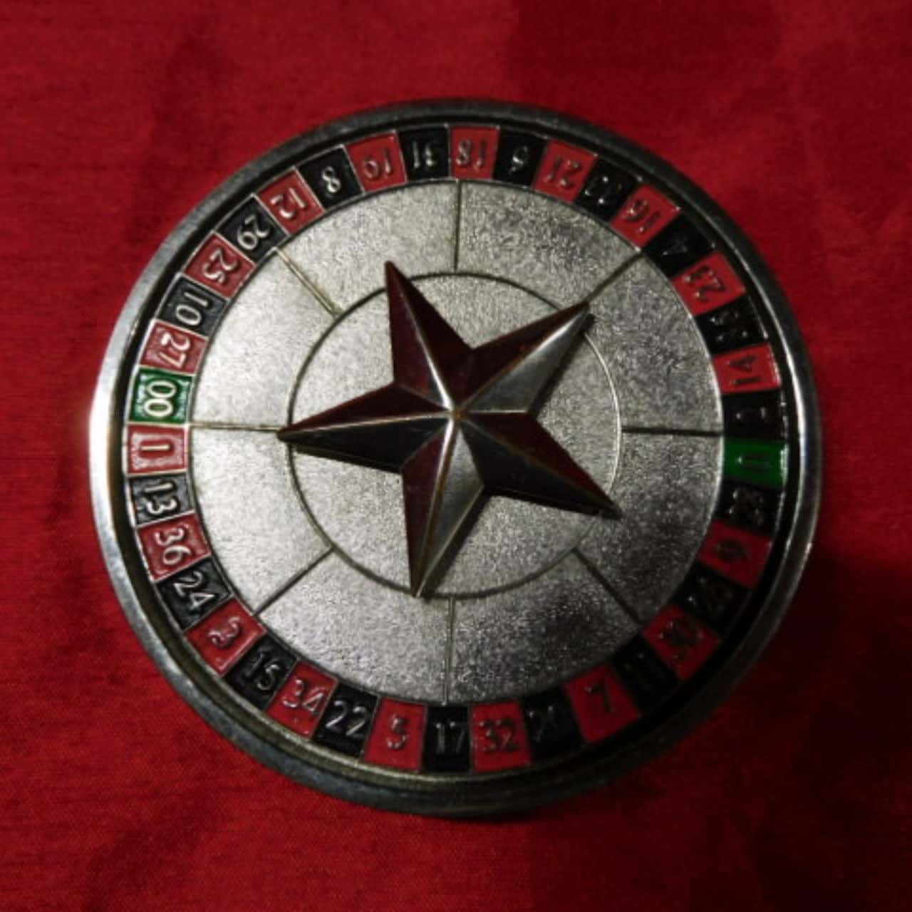 Spinable Star Roulette Wheel Belt Buckle(s)