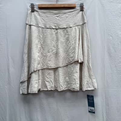 BNWT VIGORELLA Cashew Flared Flounce Skirt One Size 