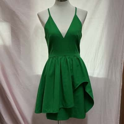 Seduce Womens  Size 10 Party Dress Green 