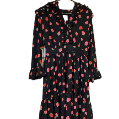 Kate Spade Womens  dress Size 0 Black  / Red 