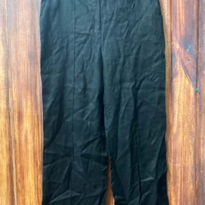  Jaqui E Size 14 Black  linen pants new 