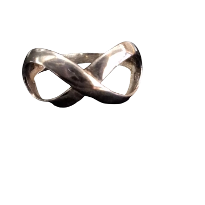 Womens 925 Silver Infinity Ring