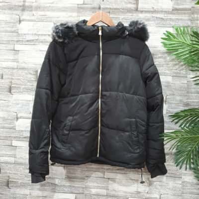 Snobbish  Womens  Size L Hooded Jacket / Puffer Jacket Black  / Other 