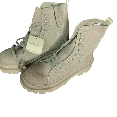 Superga Unisex  Size 41 Green Boot