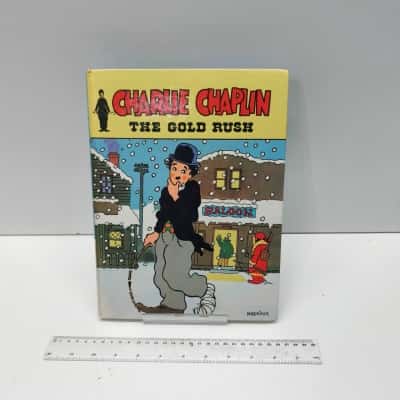Charlie Chaplin The Gold Rush Vintage Hardcover Book Illustrated Magniaux