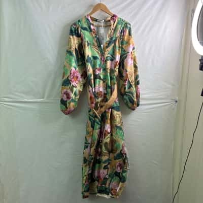 Billy J Womens Size 12 Maxi Dress Floral BNWT
