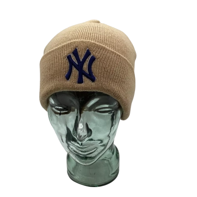 NY  Mens  Size One Size Beanie  Beige 