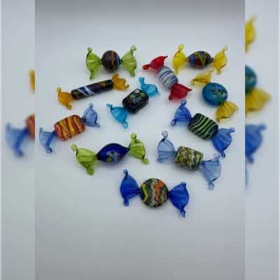 11 x Assorted Glass Candy