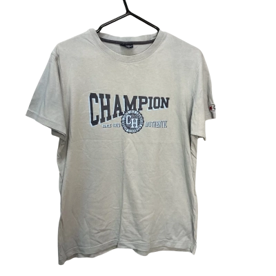 Champion Mens  Size L Short Sleeve T-shirt Grey 
