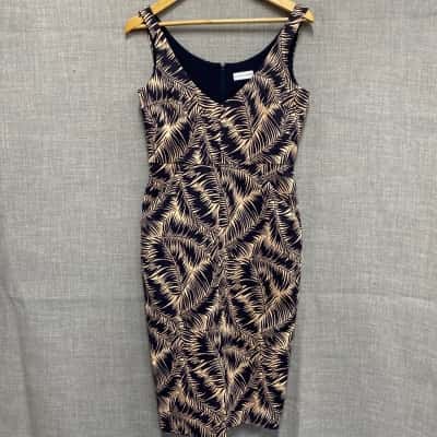 Scanlan Theodore Womens Size 10 Multicoloured Dress