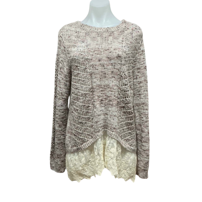 Lee Cooper Womens Size M Crew Neck Jumper Multicoloured 