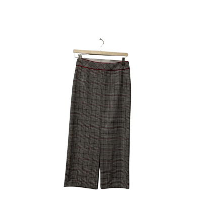 Veronika Maine Womens  Size 8 Pencil Skirt Black  / Red / White 