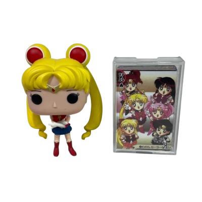 Sailor Moon Funko Pop + Deck of Cards
