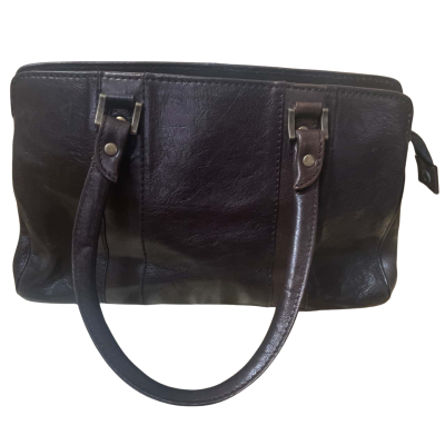 Faigen Womens Italian Leather Handbag Brown 