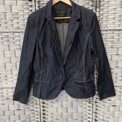 Eva Kayan Womens  Size 44 Blazer Blue 