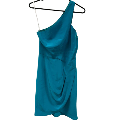 ZIMMERMAN PURE SILK ONE SHOULDER DRESS. SIZE 2