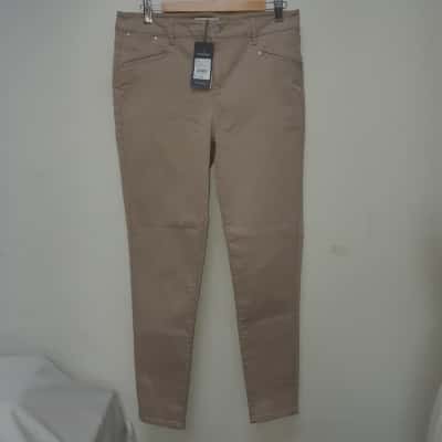 Country Road Womens Sateen Jean Pants Size 12 Beige