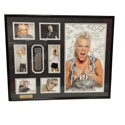 PINK - Limited Edition Signed & Numbered Framed Memorabila