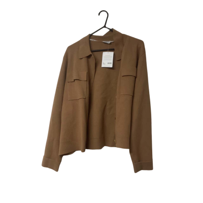 Womens Sussan  Size XL Cropped Jacket Beige 