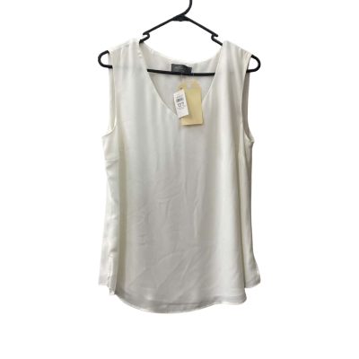 Jacqui-E Womens  Size 12 White Top