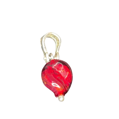 Womens Pendant Red/Sterling Silver 925