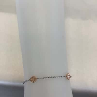 Swarovski Womens Bracelet Rose Gold / Silver Colour  #16