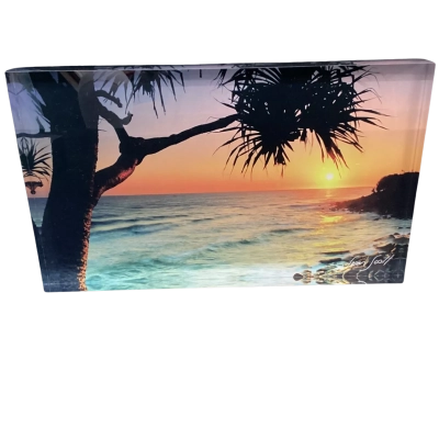 Sean Scott Photography Printed on Glass in Original Box  